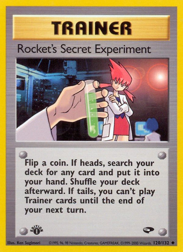 Rocket's Secret Experiment (120/132) [Gym Challenge 1st Edition] | Exor Games Bridgewater