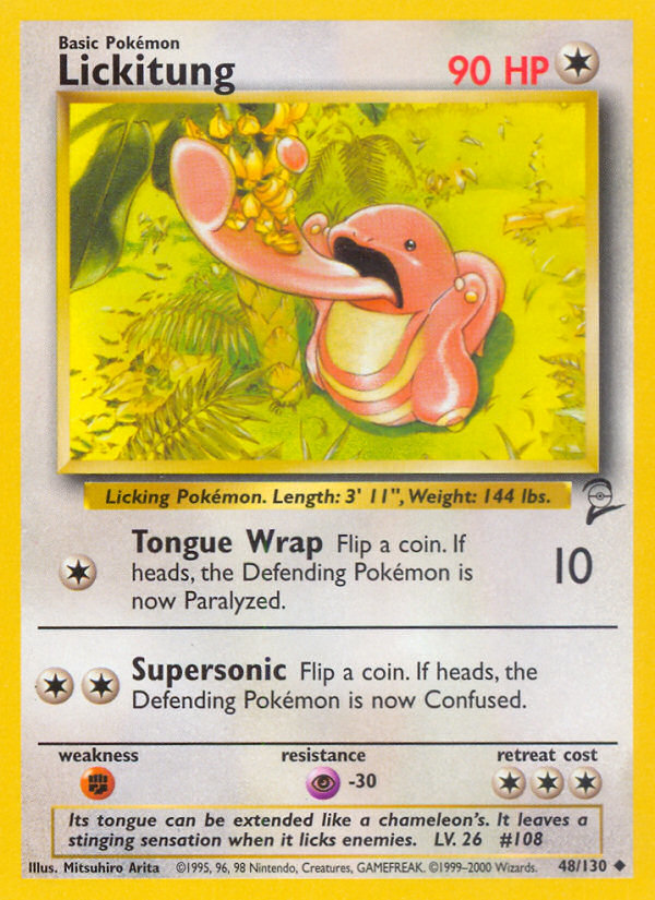 Lickitung (48/130) [Base Set 2] | Exor Games Bridgewater