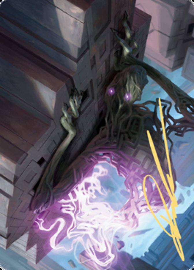 Skyclave Shade Art Card (Gold-Stamped Signature) [Zendikar Rising Art Series] | Exor Games Bridgewater
