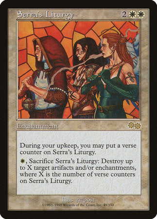 Serra's Liturgy [Urza's Saga] | Exor Games Bridgewater