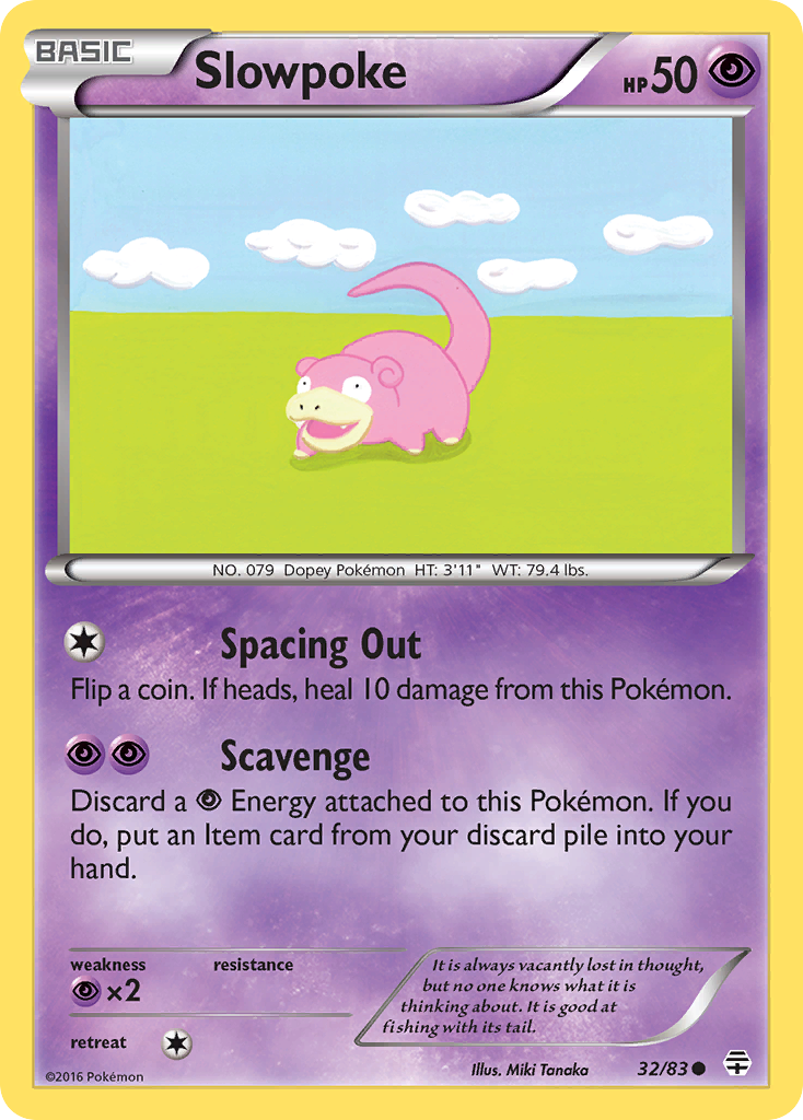 Slowpoke (32/83) [XY: Generations] | Exor Games Bridgewater