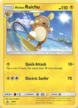 Alolan Raichu (SM65) (Jumbo Card) [Sun & Moon: Black Star Promos] | Exor Games Bridgewater