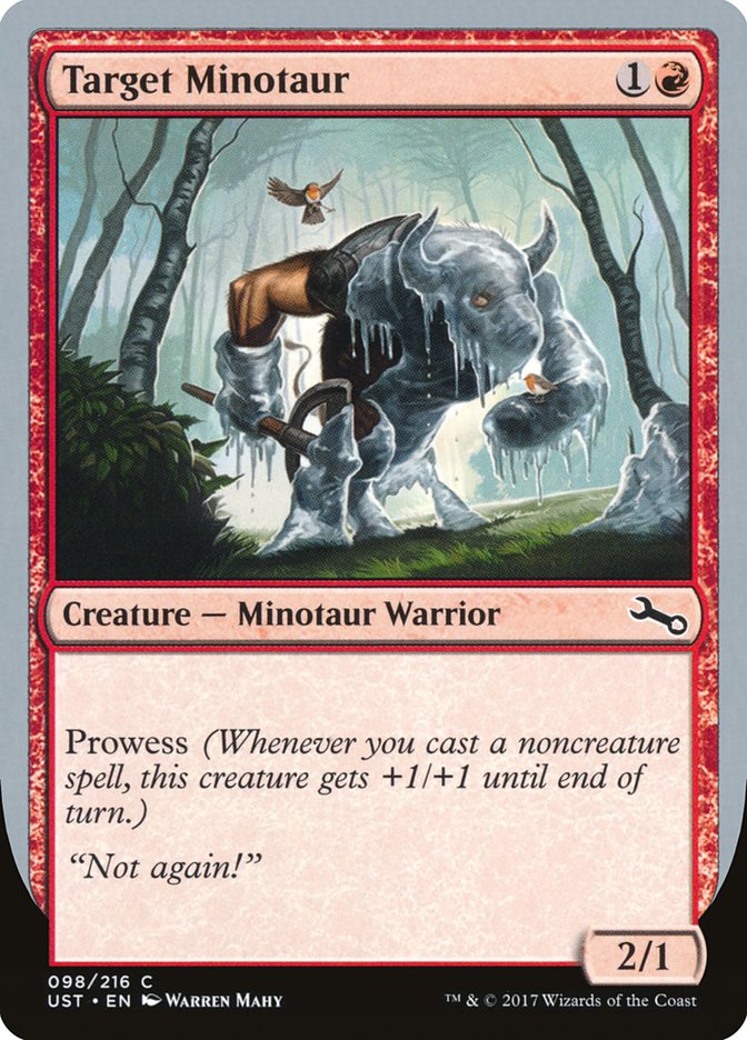 Target Minotaur (Ice Art) [Unstable] | Exor Games Bridgewater