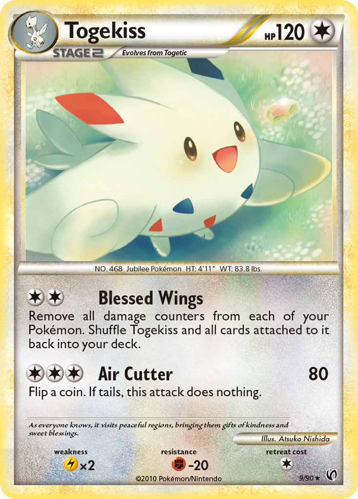 Togekiss (9/90) [HeartGold & SoulSilver: Undaunted] | Exor Games Bridgewater