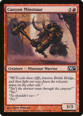 Canyon Minotaur [Magic 2010] | Exor Games Bridgewater