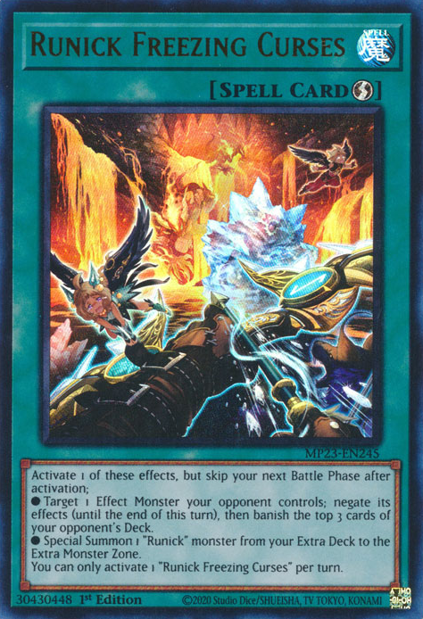 Runick Freezing Curses [MP23-EN245] Ultra Rare | Exor Games Bridgewater