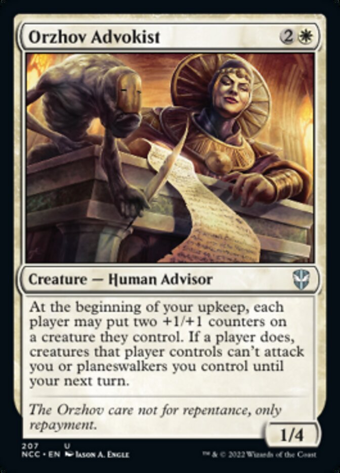 Orzhov Advokist [Streets of New Capenna Commander] | Exor Games Bridgewater