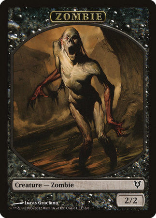 Zombie Token [Avacyn Restored Tokens] | Exor Games Bridgewater