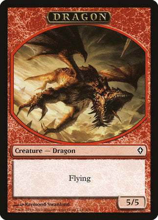 Dragon Token [Worldwake Tokens] | Exor Games Bridgewater