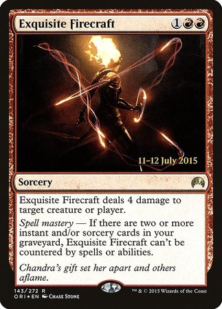 Exquisite Firecraft [Magic Origins Promos] | Exor Games Bridgewater