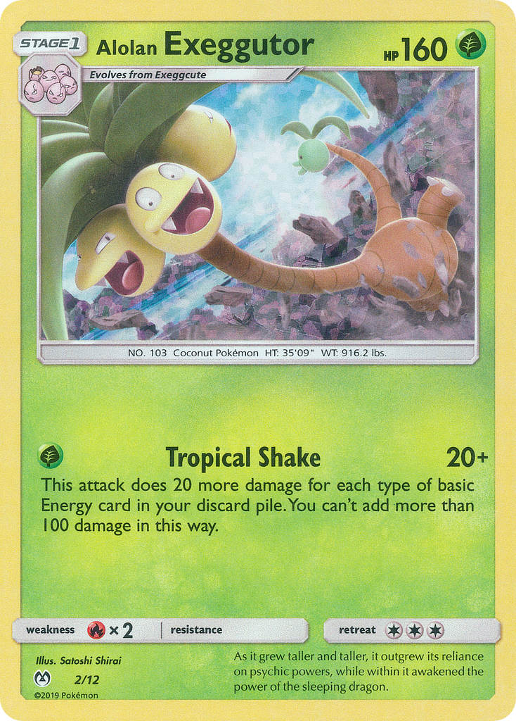 Alolan Exeggutor (2/12) [McDonald's Promos: 2019 Collection] | Exor Games Bridgewater