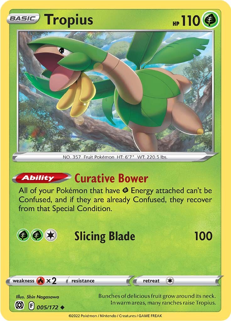 Tropius (005/172) [Sword & Shield: Brilliant Stars] | Exor Games Bridgewater