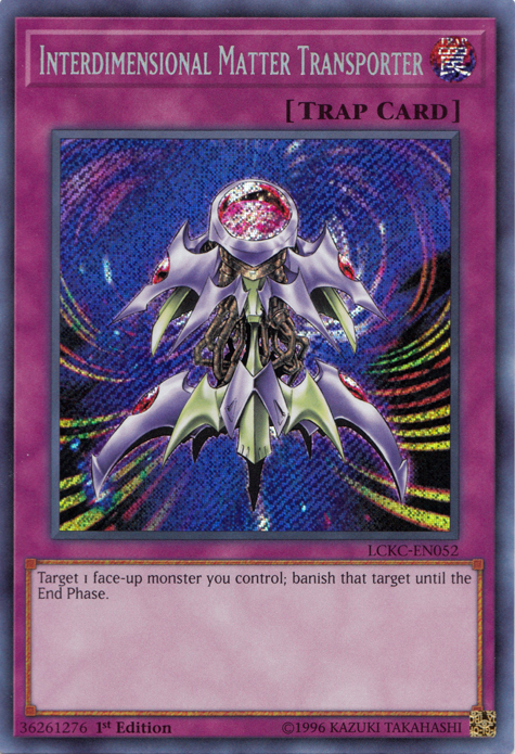 Interdimensional Matter Transporter [LCKC-EN052] Secret Rare | Exor Games Bridgewater