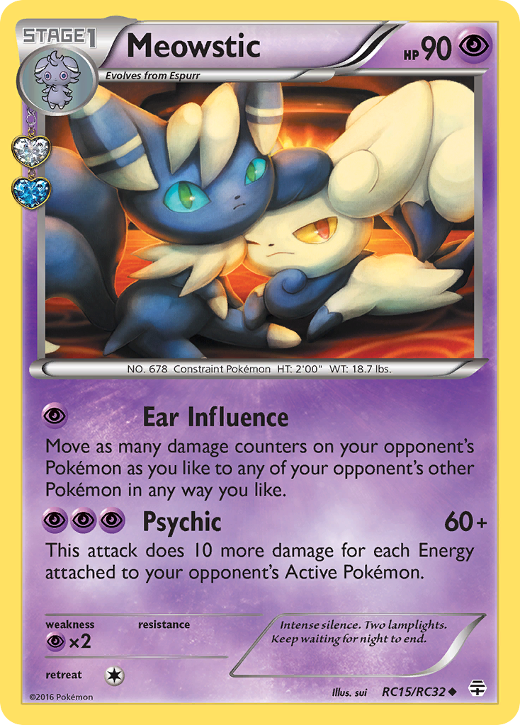 Meowstic (RC15/RC32) [XY: Generations] | Exor Games Bridgewater