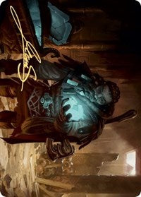 Vault Robber Art Card (Gold-Stamped Signature) [Kaldheim: Art Series] | Exor Games Bridgewater