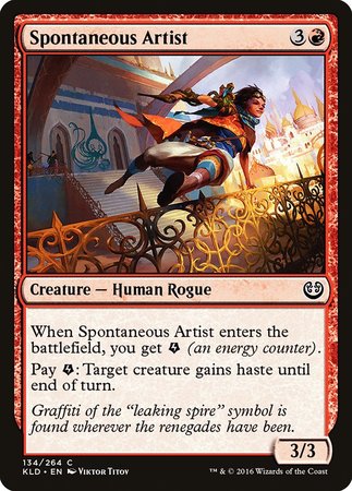 Spontaneous Artist [Kaladesh] | Exor Games Bridgewater