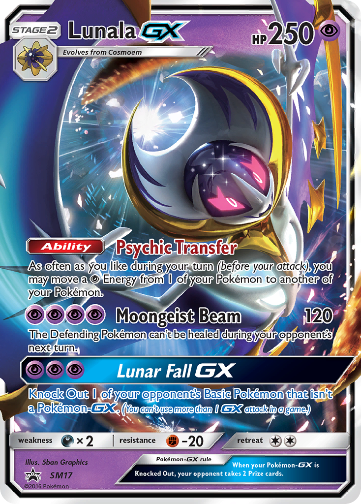 Lunala GX (SM17) [Sun & Moon: Black Star Promos] | Exor Games Bridgewater