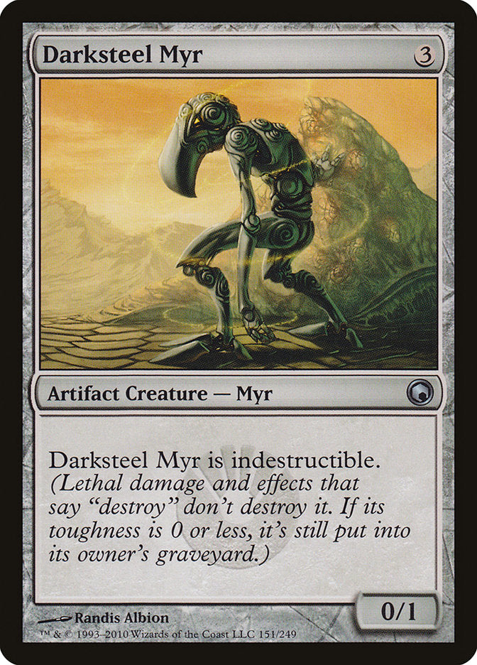 Darksteel Myr [Scars of Mirrodin] | Exor Games Bridgewater