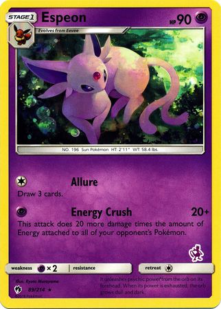 Espeon (89/214) (Mewtwo Deck) [Battle Academy 2020] | Exor Games Bridgewater