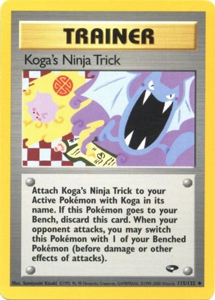 Koga's Ninja Trick (115/132) [Gym Challenge Unlimited] | Exor Games Bridgewater