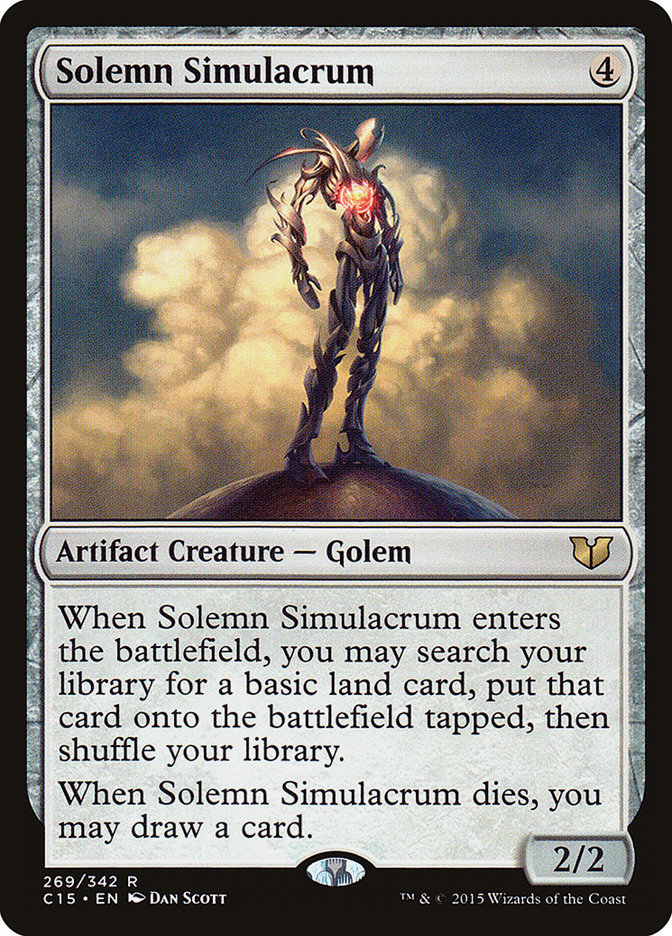 Solemn Simulacrum [Commander 2015] | Exor Games Bridgewater