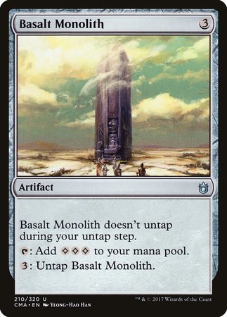 Basalt Monolith [Commander Anthology] | Exor Games Bridgewater