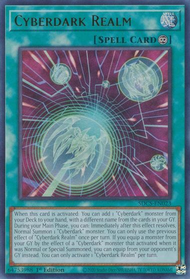 Cyberdark Realm [SDCS-EN023] Ultra Rare | Exor Games Bridgewater