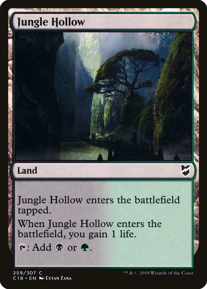 Jungle Hollow [Commander 2018] | Exor Games Bridgewater