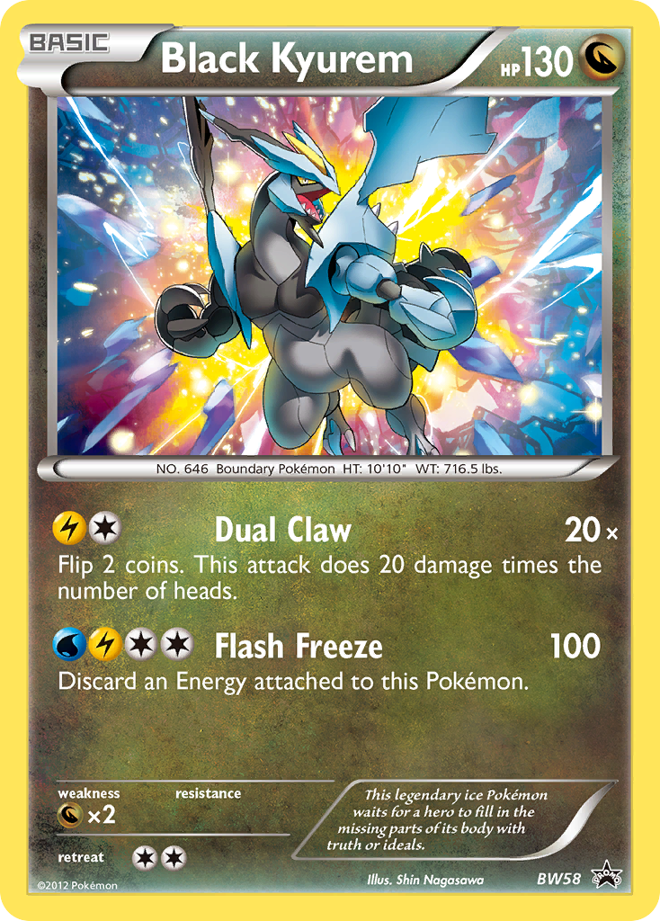 Black Kyurem (BW58) [Black & White: Black Star Promos] | Exor Games Bridgewater