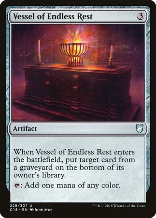 Vessel of Endless Rest [Commander 2018] | Exor Games Bridgewater