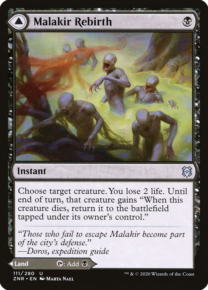 Malakir Rebirth // Malakir Mire [Zendikar Rising] | Exor Games Bridgewater