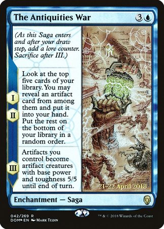 The Antiquities War [Dominaria Promos] | Exor Games Bridgewater