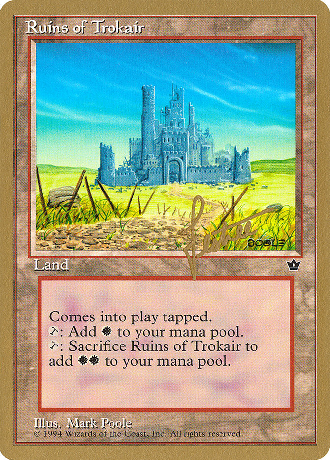 Ruins of Trokair (Bertrand Lestree) [Pro Tour Collector Set] | Exor Games Bridgewater