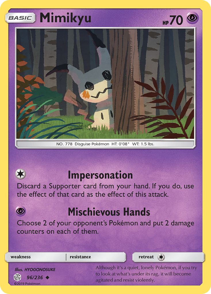 Mimikyu (96/236) [Sun & Moon: Cosmic Eclipse] | Exor Games Bridgewater