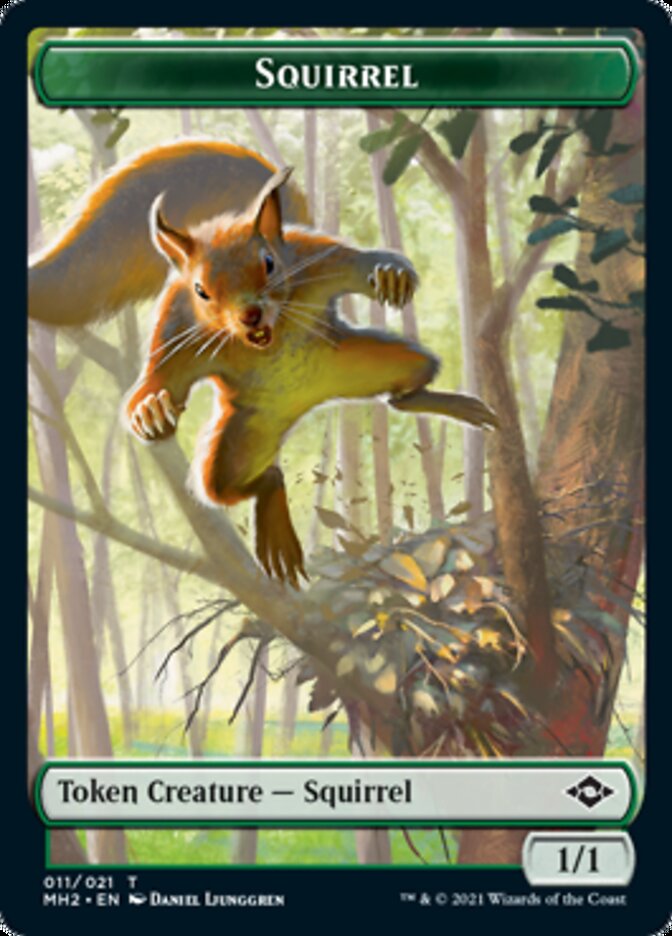 Squirrel Token [Modern Horizons 2 Tokens] | Exor Games Bridgewater