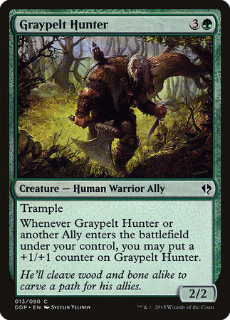 Graypelt Hunter [Duel Decks: Zendikar vs. Eldrazi] | Exor Games Bridgewater