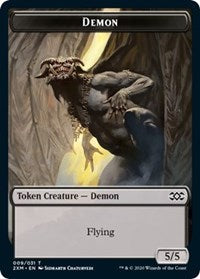 Demon // Squirrel Double-sided Token [Double Masters Tokens] | Exor Games Bridgewater