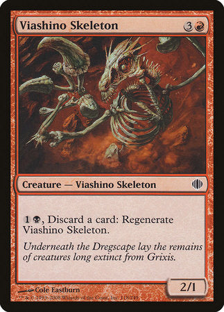 Viashino Skeleton [Shards of Alara] | Exor Games Bridgewater