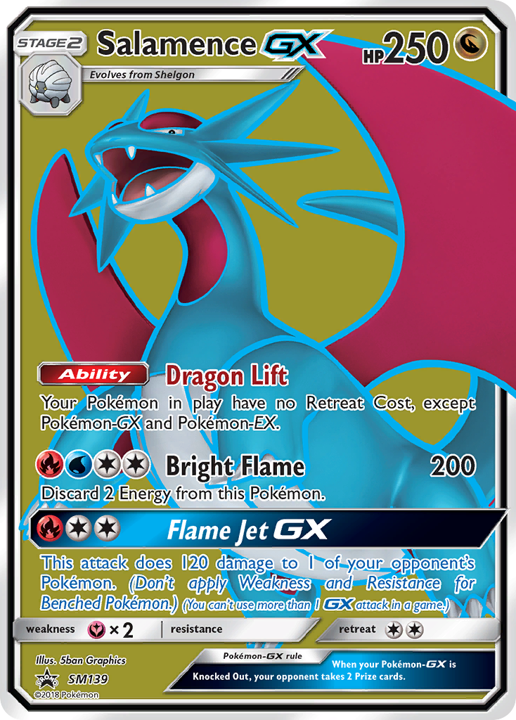 Salamence GX (SM139) [Sun & Moon: Black Star Promos] | Exor Games Bridgewater