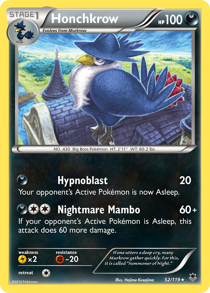 Honchkrow (52/119) [XY: Phantom Forces] | Exor Games Bridgewater