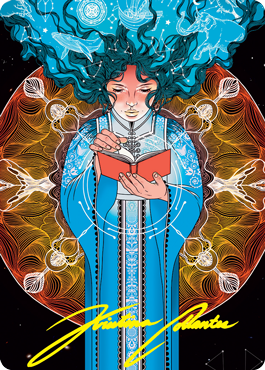 Memory Lapse Art Card (Gold-Stamped Signature) [Strixhaven: School of Mages Art Series] | Exor Games Bridgewater