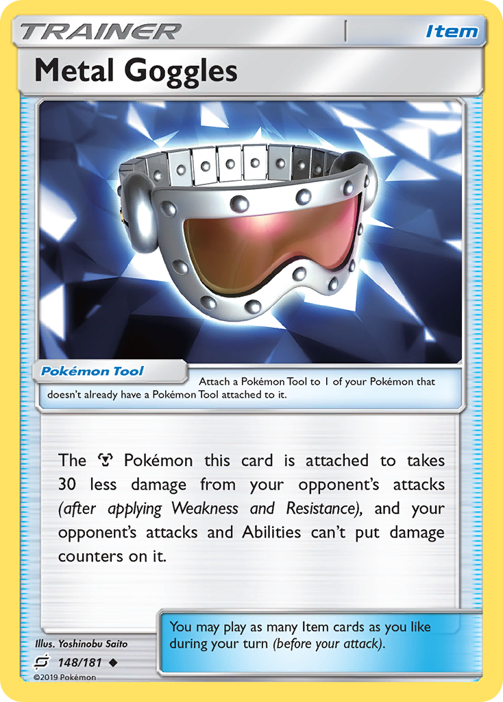 Metal Goggles (148/181) [Sun & Moon: Team Up] | Exor Games Bridgewater