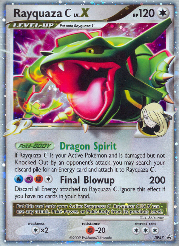 Rayquaza C LV.X (DP47) [Diamond & Pearl: Black Star Promos] | Exor Games Bridgewater