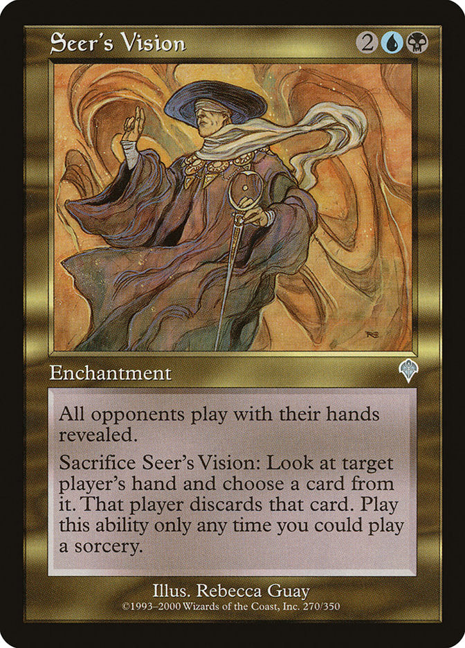 Seer's Vision [Invasion] | Exor Games Bridgewater