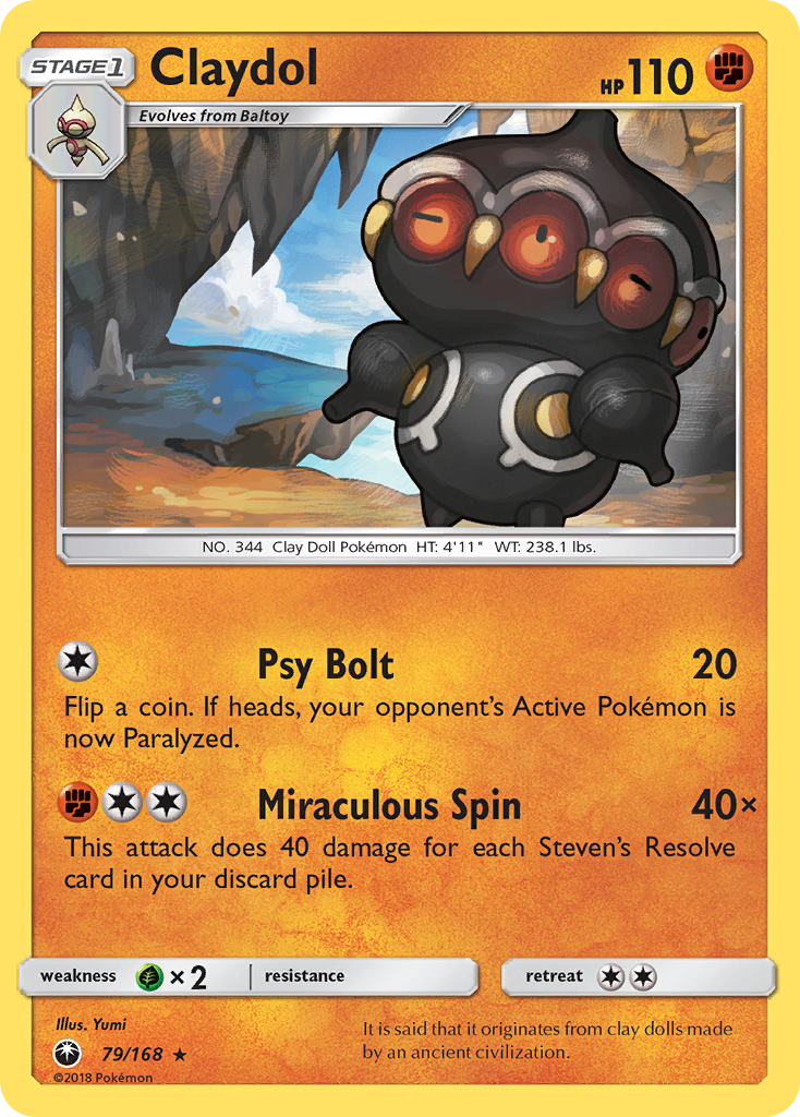 Claydol (79/168) [Sun & Moon: Celestial Storm] | Exor Games Bridgewater