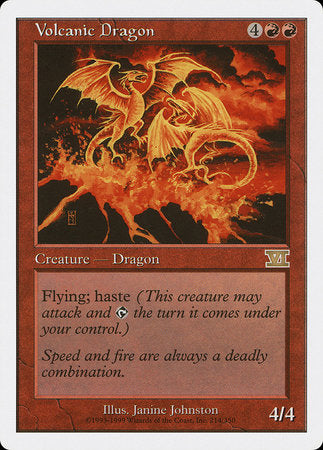 Volcanic Dragon [Classic Sixth Edition] | Exor Games Bridgewater