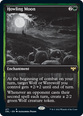Howling Moon [Innistrad: Double Feature] | Exor Games Bridgewater