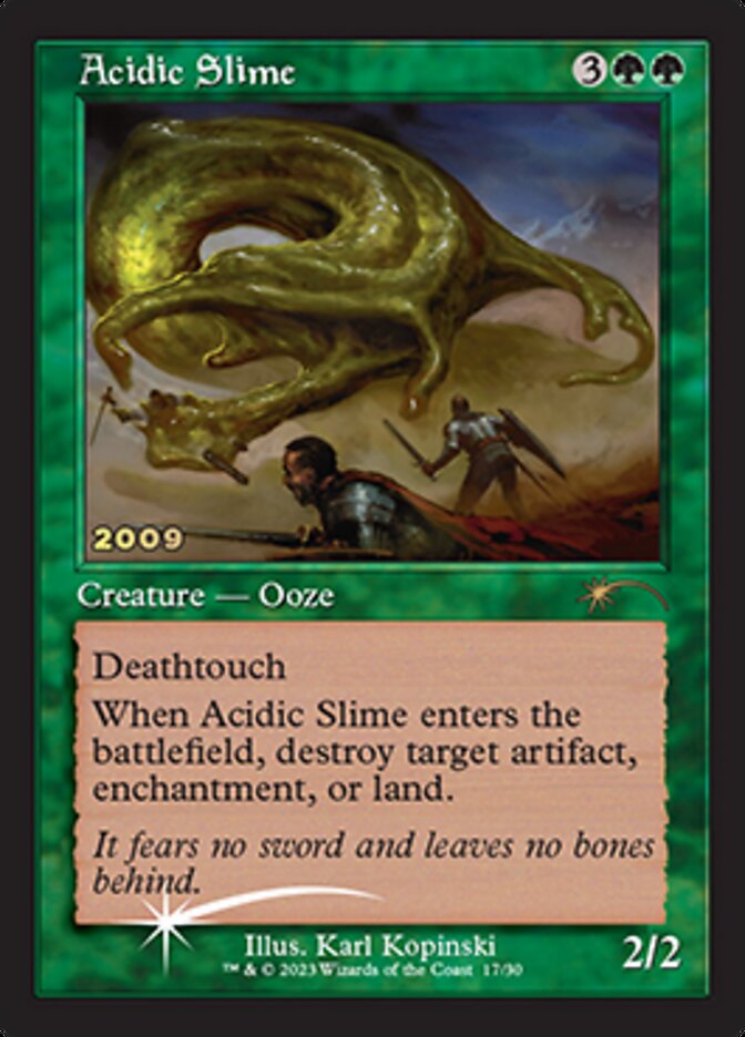 Acidic Slime [30th Anniversary Promos] | Exor Games Bridgewater