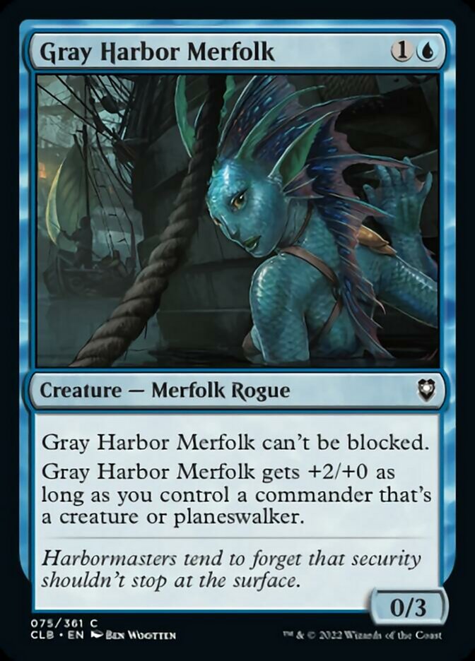 Gray Harbor Merfolk [Commander Legends: Battle for Baldur's Gate] | Exor Games Bridgewater