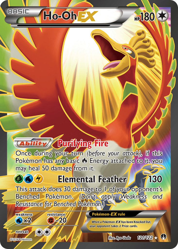 Ho-Oh EX (121/122) [XY: BREAKpoint] | Exor Games Bridgewater